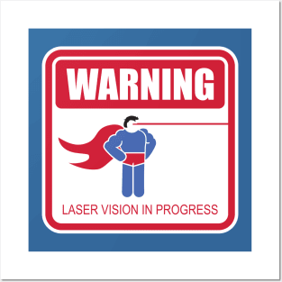 WARNING: Laser Vision Posters and Art